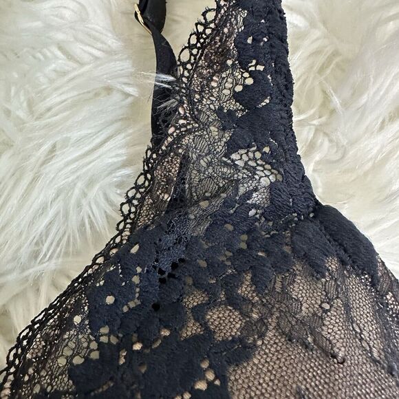 Third Love Womens Black Lace Bra Size 38E - Picture 3 of 5